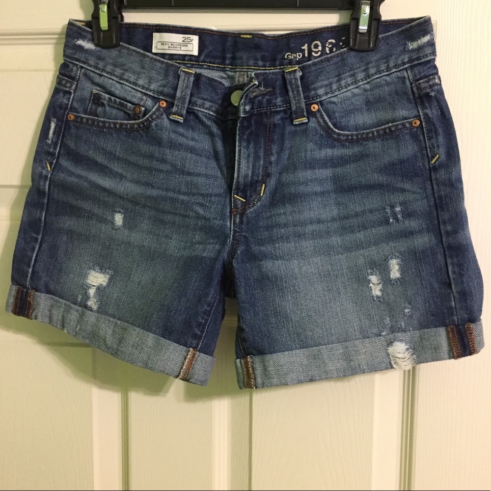 Boyfriend Denim Shorts